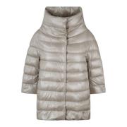 Herno Ned Cape Jacka Boudin Quiltad Gray, Dam