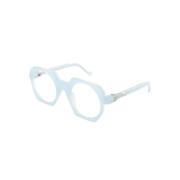 Vava Eyewear Bl0040 Aqua Haze Matt Optical Frame Blue, Unisex