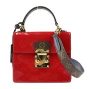 Louis Vuitton Vintage Pre-owned Tyg louis-vuitton-vskor Red, Dam