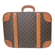 Louis Vuitton Vintage Pre-owned Tyg louis-vuitton-vskor Brown, Dam