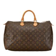 Louis Vuitton Vintage Pre-owned Canvas louis-vuitton-vskor Brown, Dam