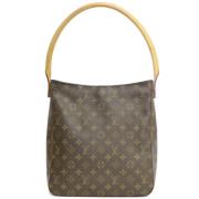 Louis Vuitton Vintage Pre-owned Canvas axelremsvskor Brown, Dam