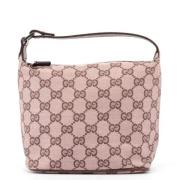 Gucci Vintage Pre-owned Canvas handvskor Pink, Dam