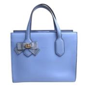 Gucci Vintage Pre-owned Tyg gucci-vskor Blue, Dam