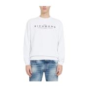 John Richmond Herr Marins Sweatshirt White, Herr