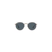 Ray-Ban Metall Runda Solglasögon Unisex Stil Brown, Herr