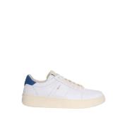 Saint Sneakers Elektrisk Blå Läder Sneakers White, Dam