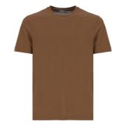 Zanone Brun IceCotton T-shirt för män Brown, Herr