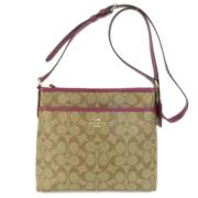 Coach Pre-owned Pre-owned Plast axelremsvskor Beige, Dam