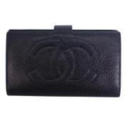 Chanel Vintage Pre-owned Laeder plnbcker Black, Dam