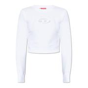 Diesel Sweatshirt `F-Slimmy-Od` White, Dam