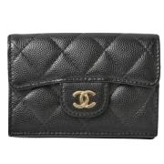 Chanel Vintage Pre-owned Laeder plnbcker Black, Dam