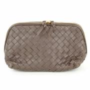 Bottega Veneta Vintage Pre-owned Laeder necessrer Brown, Dam