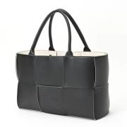 Bottega Veneta Vintage Pre-owned Laeder totevskor Black, Dam