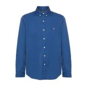 Ralph Lauren Blå Skjortor för Män Ss24 Blue, Herr