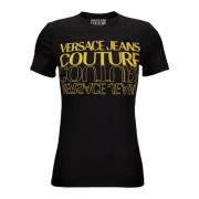 Versace Jeans Couture Snygga T-shirts och Polos Black, Dam