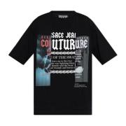Versace Jeans Couture T-shirt med logotyp Black, Herr