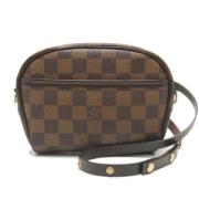 Louis Vuitton Vintage Pre-owned Tyg axelremsvskor Brown, Dam