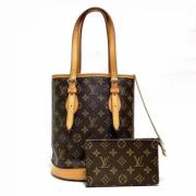 Louis Vuitton Vintage Pre-owned Tyg louis-vuitton-vskor Brown, Dam