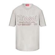 Diesel T-shirt `T-Rawjust` Gray, Herr