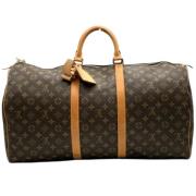 Louis Vuitton Vintage Pre-owned Canvas handvskor Brown, Dam