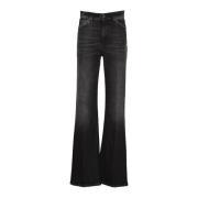 Dondup Svarta Jeans med Amber Bot Gioie Black, Dam