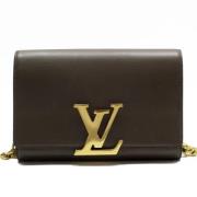 Louis Vuitton Vintage Pre-owned Laeder axelremsvskor Brown, Dam