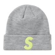 Supreme Klassisk S Logo Beanie Heather Grey Gray, Unisex