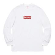 Supreme 2020 Box Logo Långärmad White, Herr