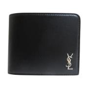 Yves Saint Laurent Vintage Pre-owned Laeder plnbcker Black, Dam