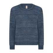 Skovhuus Mix Colour Pullover Jeans Blue Blue, Dam