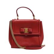 Salvatore Ferragamo Pre-owned Pre-owned Laeder handvskor Red, Dam