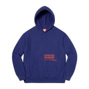 Comme des Garçons Begränsad upplaga Hooded Sweatshirt Royal Blue, Herr