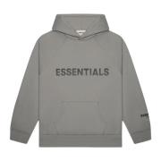 Fear Of God Begränsad upplaga hoodie applique logo Gray, Herr