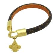 Louis Vuitton Vintage Pre-owned Tyg armband Black, Dam