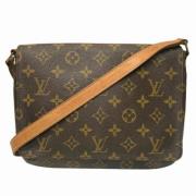 Louis Vuitton Vintage Pre-owned Tyg louis-vuitton-vskor Brown, Dam