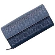 Bottega Veneta Vintage Pre-owned Laeder plnbcker Blue, Dam