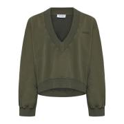 The Attico Stiliga Sweaters Kollektion Gray, Dam