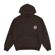 Travis Scott Begränsad upplaga Emblem Hoodie Mörkbrun Brown, Herr