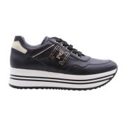 Nerogiardini Horsecollar Sneaker Black, Dam