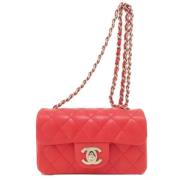 Chanel Vintage Pre-owned Laeder chanel-vskor Red, Dam