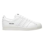 Adidas Begränsad upplaga Superstar Prada Skor White, Herr