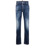 Dsquared2 Blå Jeans Ss24 Herrmode Blue, Herr