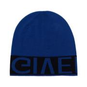 Givenchy Ull beanie med logotyp Blue, Herr