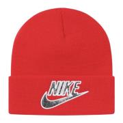 Nike Röd Snakeskin Beanie Limited Edition Red, Unisex