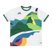 Nike Begränsad upplaga Parra Brazil Crew Jersey Grön Multicolor, Herr