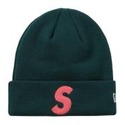 Supreme Grön S Logo Beanie Limited Edition Green, Unisex