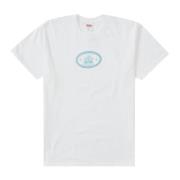 Supreme Klassisk Vit Tee med Unik Design White, Herr