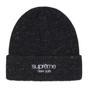 Supreme Regnbågefläck Beanie Svart Black, Herr