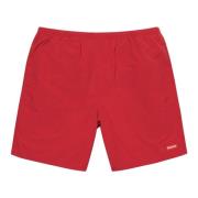 Supreme Röd Nylon Badshorts Limited Edition Red, Herr